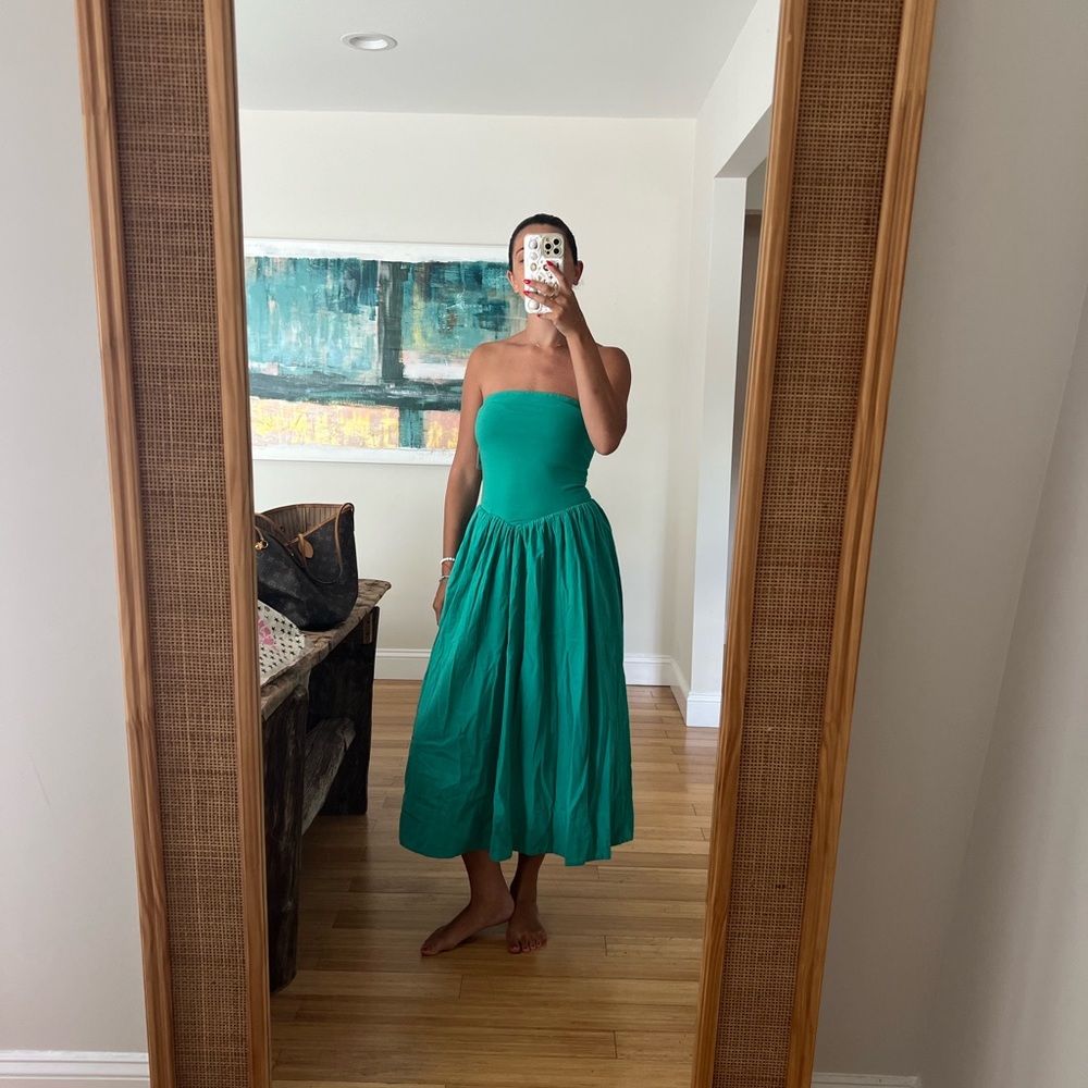 Free People Drop Waist Midi Dress